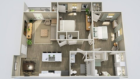 a1 floor plan  1 bedroom  1190 square feet